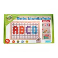Puzzle Mosaico de Madera Abcd