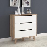 Aparador Moderno Tobio 3 cajones R&R MUEBLES