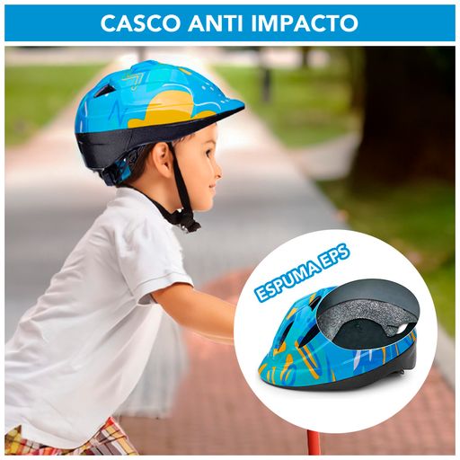 Casco proteccion para discount niños