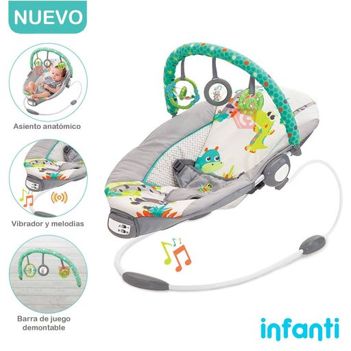 Cuna Corral Para Bebe Vibrador Musical Con Luz Infanti Nuevo