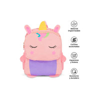 Mochila de Unicornio Color Rosado