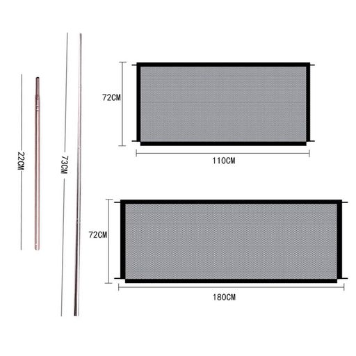 Puerta mágica para perros, barrera para perros de 110 x 72 cm, barrera de  seguridad para