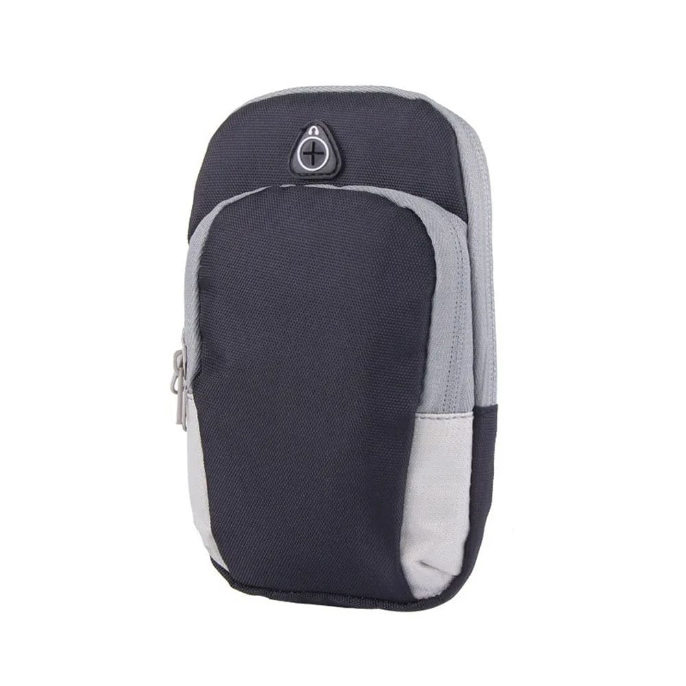 Bolso Porta Celular Deportivo con Correa Brazalete Negro