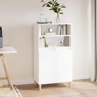 Librero Clásico 2 puertas Cádiz color Blanco TU MESITA