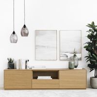 Mesa de Tv 2 puertas 1 cajón Prost color Duna TU MESITA