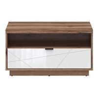 Mesa de Centro multiusos Raquel color Marrón/Blanco TU MESITA