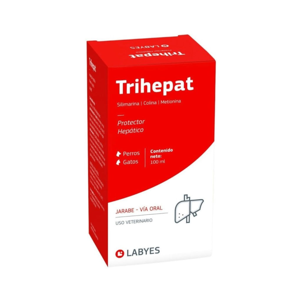 Articulos de Cuidado y Limpieza para Perros Gatos Trihepat Jarabe Protector Hepático 100 ml