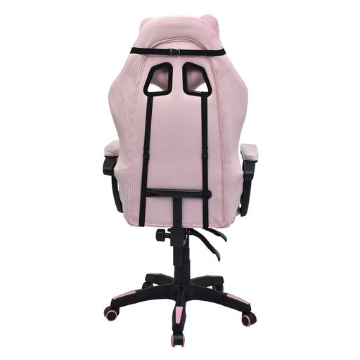 Silla Gamer Extingtion Sapp Gamuza-Cuerina Color Rosado