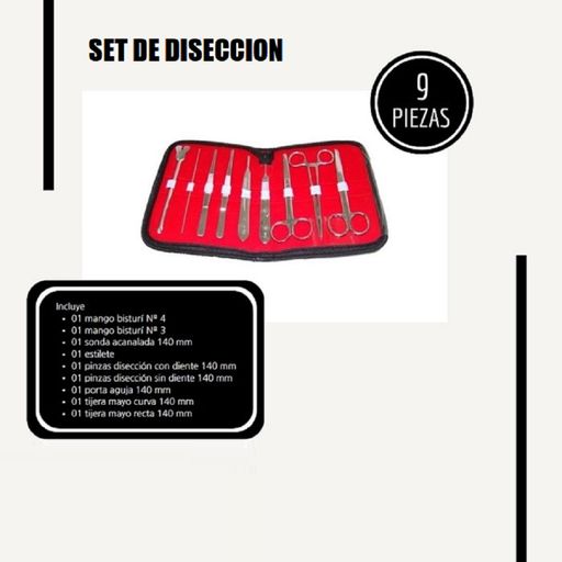 Kit de Sutura de 9 piezas I Ventas N°1 PERÚ