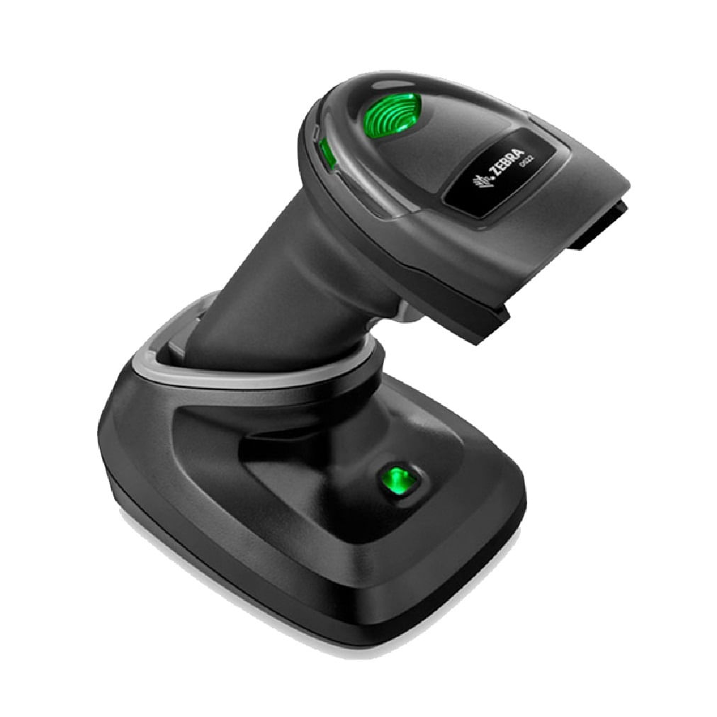 ZEBRA DS2278, Lector de codigo de barras 2D QR inalámbrico, con base