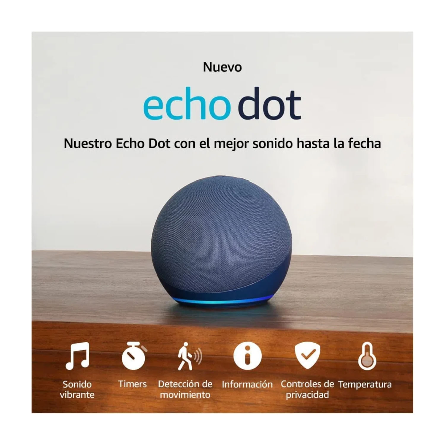 Echo dot con Alexa de tercera generación por 399 pesos en