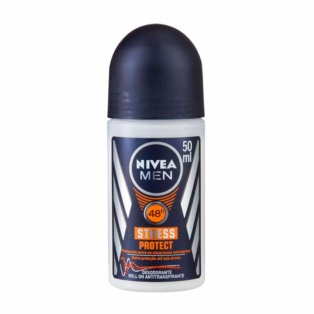 Desodorante Roll On Para Hombre NIVEA Men Stress Protec Frasco 50ml ...