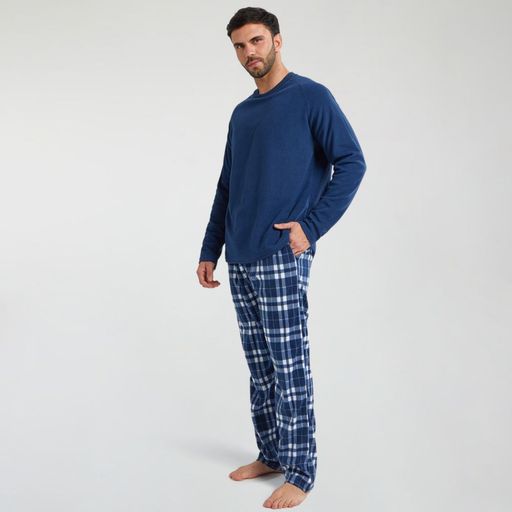 Pijama Set Madison Polarchecks Hombre plazaVea Supermercado