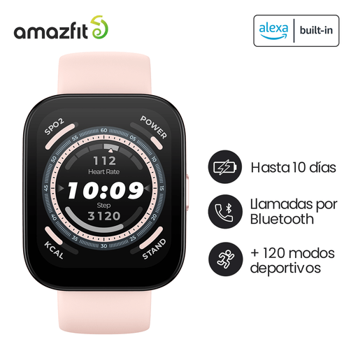 Reloj Inteligente Smartwatch Amazfit Bip 5 Color De La Correa Negro