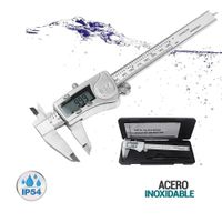 Calibrador Vernier Digital Acero Inoxidable 150mm Pie Rey