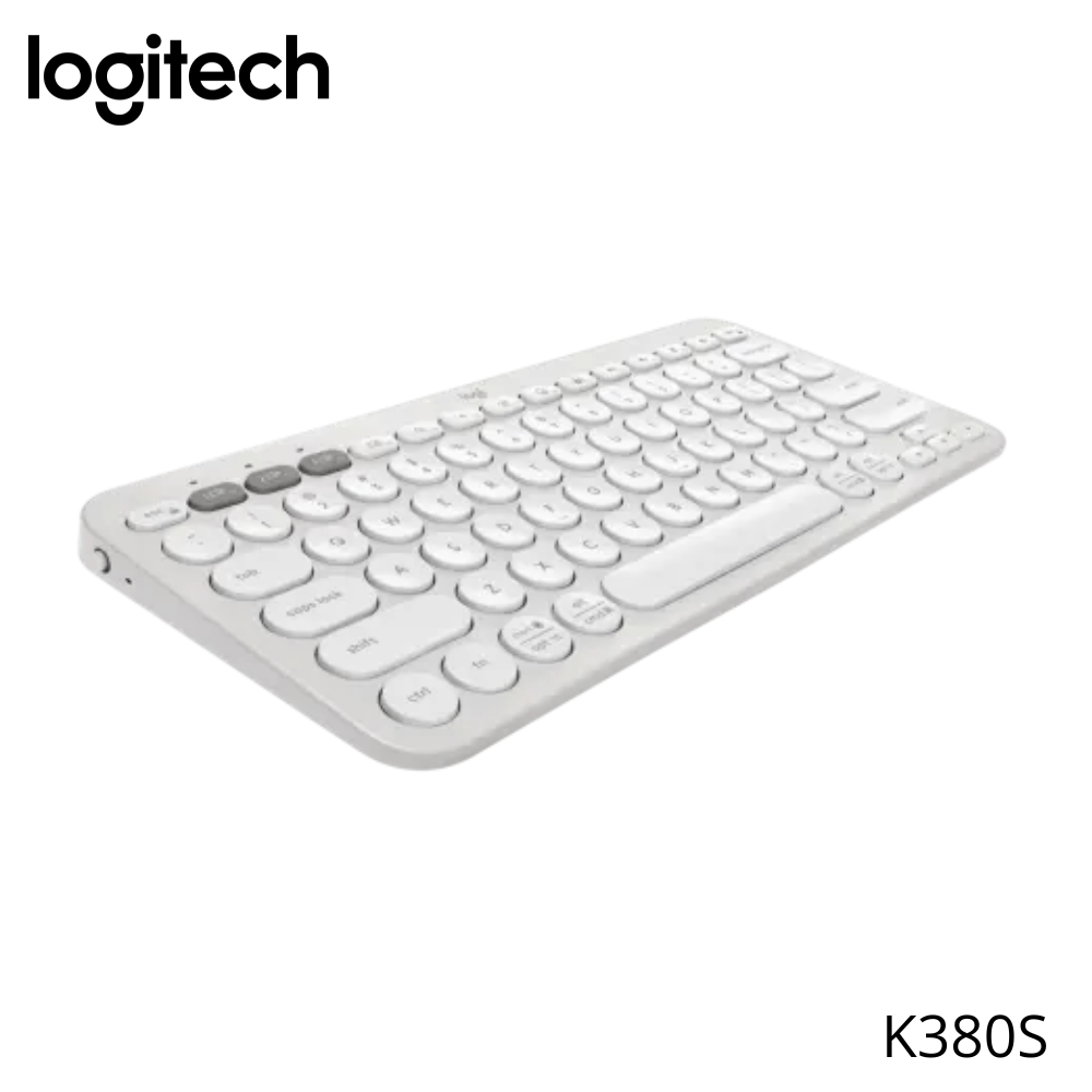 Teclado Logitech Pebble 2 Keys Bluetooth Multispositivo Blanco