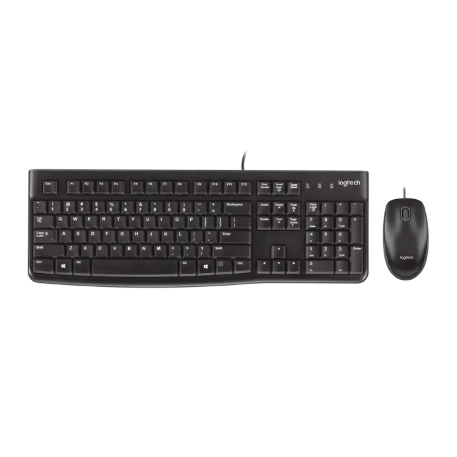 Combo Teclado y Mouse con Cable MK120 Usb Español