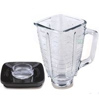 Vaso Oster Pyrex Cuadrado Clásico con Tapa