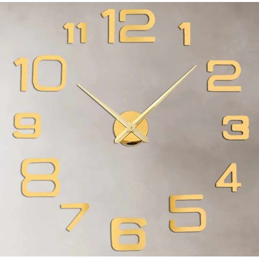 Reloj De Pared Grande Decorativo Hogar 3D GENERICO