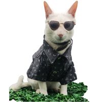 Camisa para Mascotas Gatos y Perros  Calavera Gris T-S