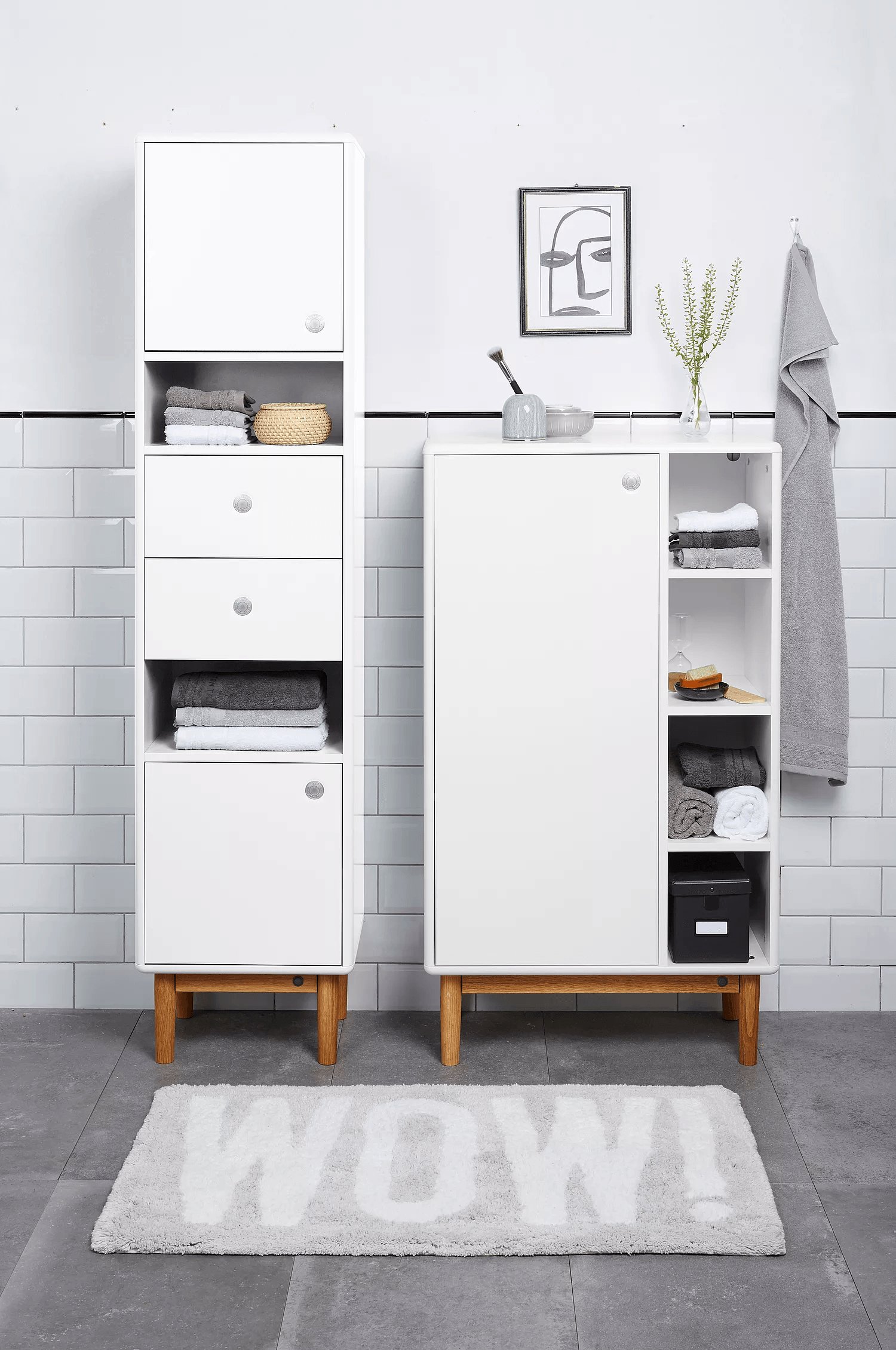 Mueble Organizador de Baño Elvis color Blanco TU MESITA