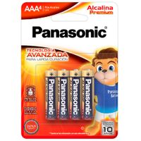 Pilas Alcalinas PANASONIC AAAX4 Blister 4un