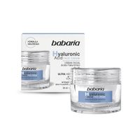 Crema facial de ácido hialurónico Babaria