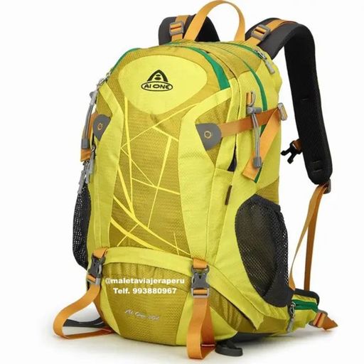 Mochila Outdoor Aventure 40 litros Trekking Montaña (Limon) - Promart