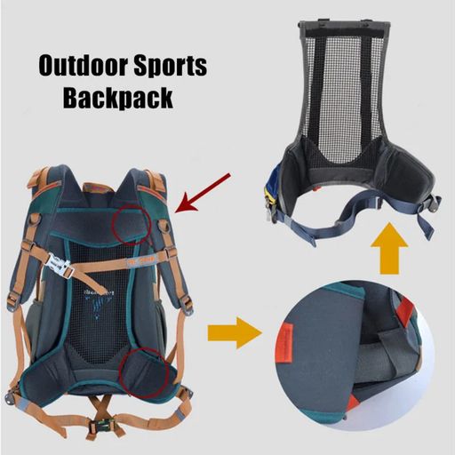 Mochila Viajera Trekking AI One Outdoor 30L Negro GENERICO