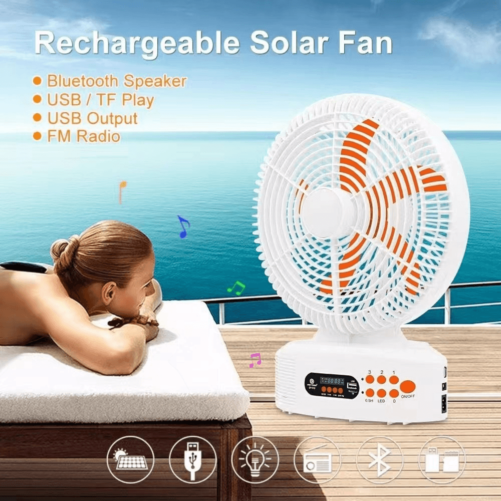 Mini ventilador solar