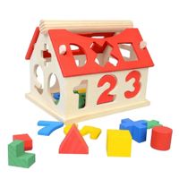 Casa encajable armable números para niños