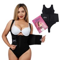 Faja Body Reloj de Arena con Broches Reduce Medidas Talla S