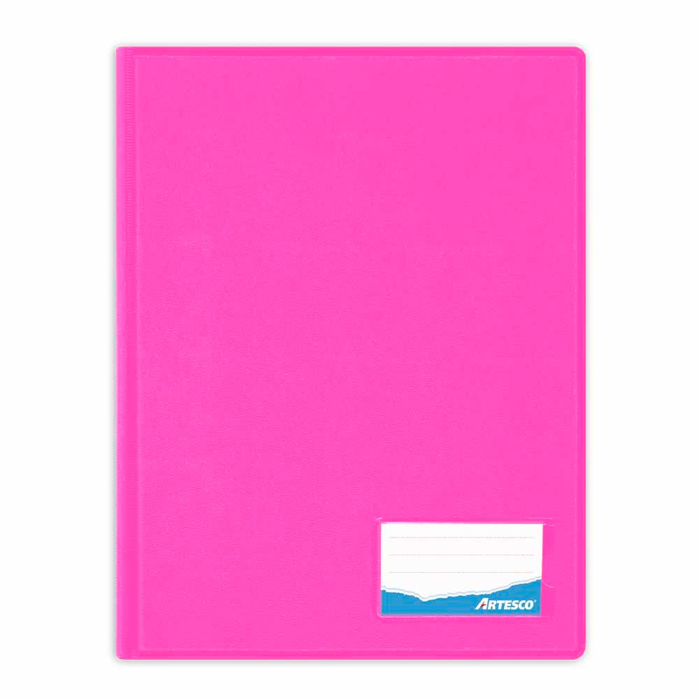 Folder ARTESCO A4 Rosado con Gusanito