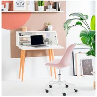 Escritorio Plegable Vintage Morelia Ventitas Home Blanco
