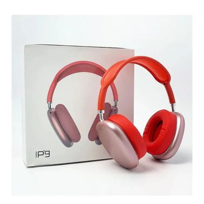 Audífonos Over Ear P9 Bluetooth 5.0 Cancelacion de ruido Rojo | plazaVea -  plazaVea