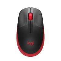 Mouse Logitech M190 Inalámbrico Rojo