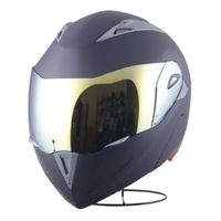 Casco De Moto Abatible Articulado Certificado Tornazolado Dorado - Talla XL