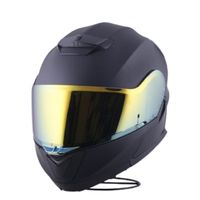 Casco de Moto Integral Certificado Tornazolado Dorado - Talla XXL