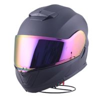 Casco de Moto Integral Certificado Tornazolado Rosa- Talla XL