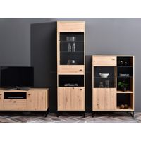 Vitrina Alta Sybila color Duna 2 puertas TU MESITA