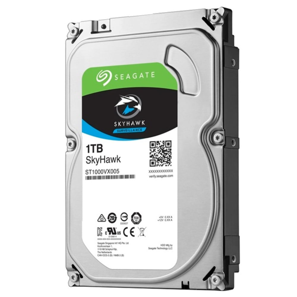 Disco Duro HDD SEAGATE 1TB SKYHAWK ST1000VX005 Video 5900 RPM - 64MB