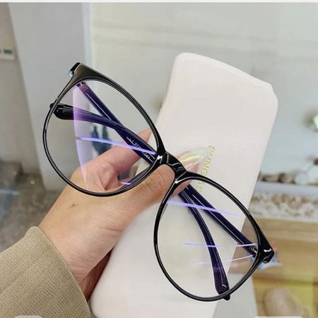 Monturas Lentes Modernos Moda Para Mujer Bloqueo de Luz Azul Descanso Negro plazaVea plazaVea