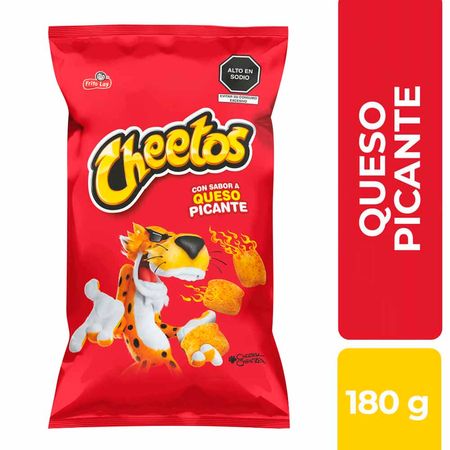 Piqueos CHEETOS Queso Picante Bolsa 180g | PlazaVea - Supermercado