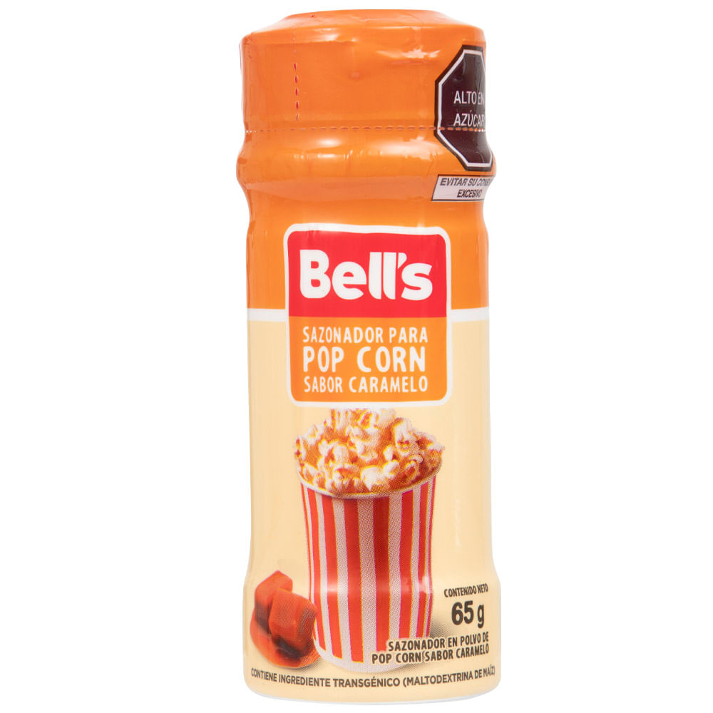 Sazonador Pop Corn BELL'S Sabor a Caramelo Frasco 65g