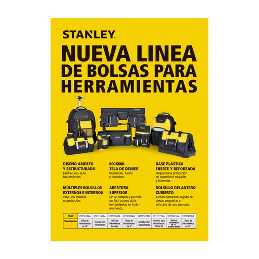 Maletín de herramientas 16 Stanley - Promart, maletin de