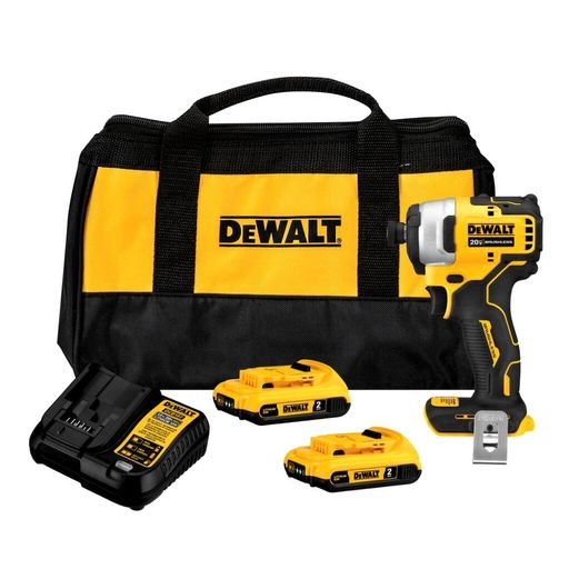 Atornillador de Impacto 1/4 20V BRUSHLESS ATOMIC DCF809D2 Dewalt - Promart