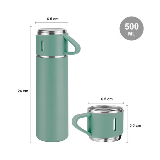 Termo para Cafe y Bebidas Color Verde 500 ml - Promart