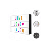 Pizarra Led con Letras de Colores Intercambiables