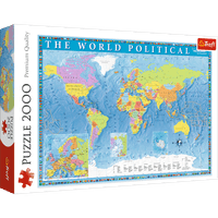 Rompecabezas 2000 piezas TREFL Mapa Político del Mundo