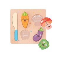 Rompecabezas De Madera De Frutas Para Cortar